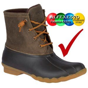 Sperry Women's Saltwater Rain Boots SIZE-6.5-M COD/171